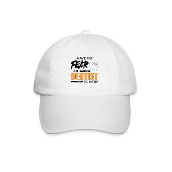 Zahnarzt - Baseballkappe - Weiß/Weiß - Vorne