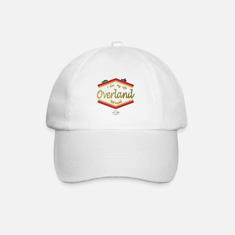 Overland vivre ma vie - Casquette classique - blanc/blanc