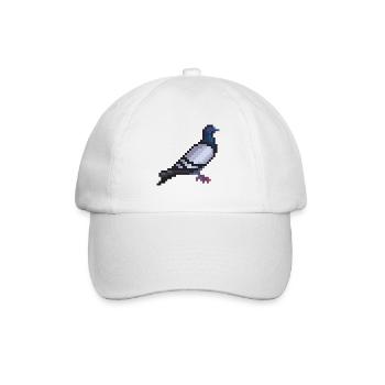 Vogel - Baseballkappe - Weiß/Weiß - Vorne