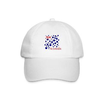 Australia Australien - Baseballkappe - Weiß/Weiß - Vorne