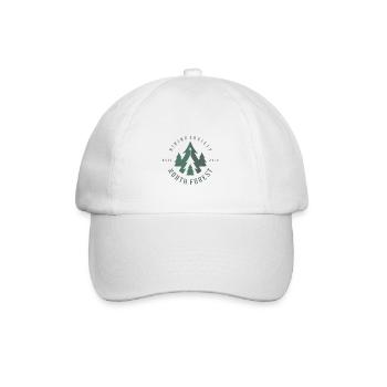 FOREST - Casquette classique - blanc/blanc - Devant