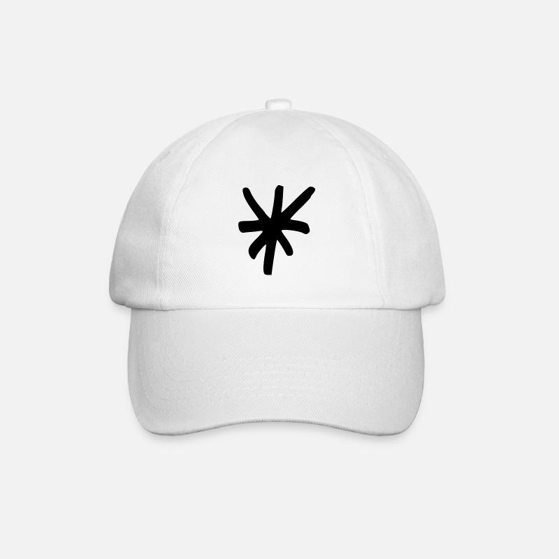 astérisque - Casquette classique - blanc/blanc
