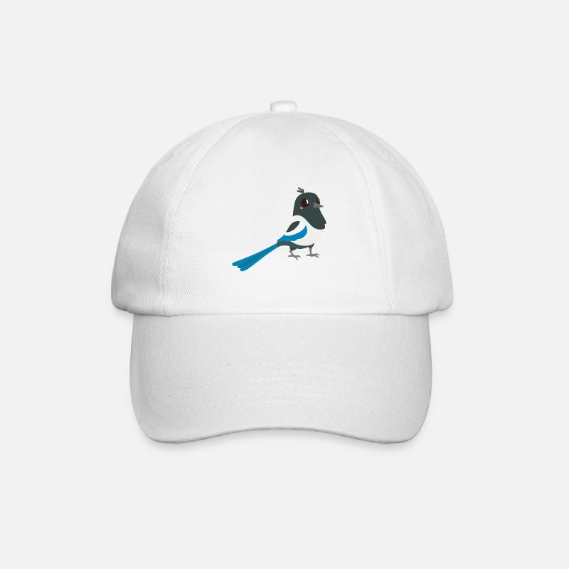 Elster - Baseballkappe - Weiß/Weiß