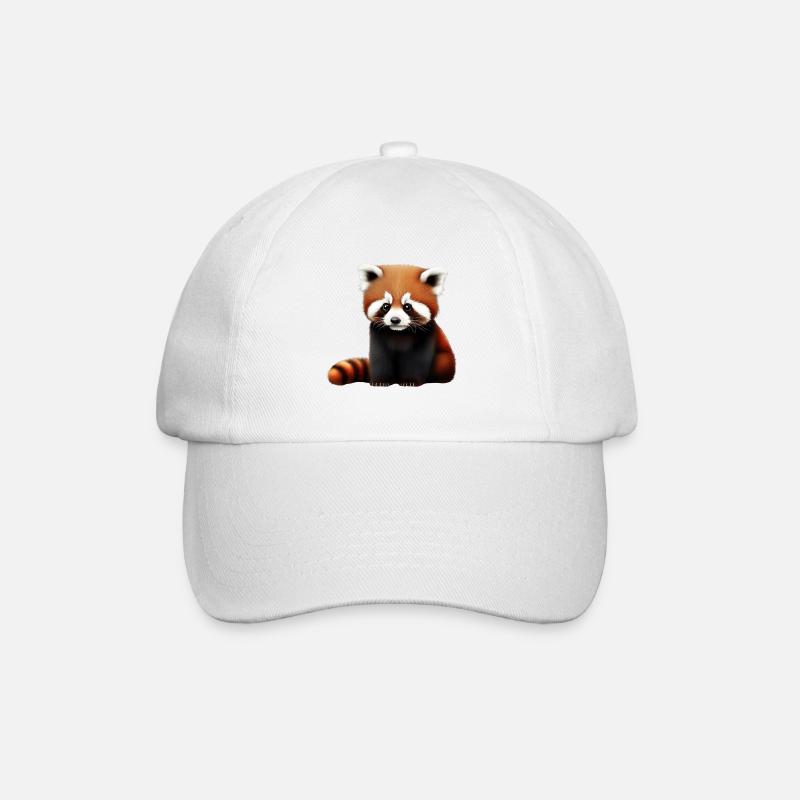 Drôle de panda roux - Casquette classique - blanc/blanc