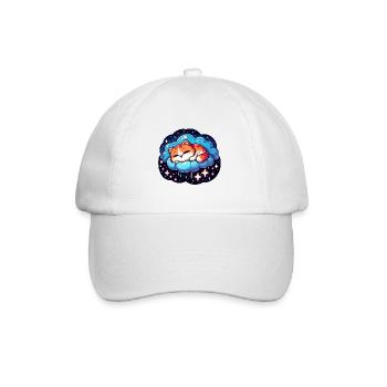 Cute sleeping kitten - Baseball Cap - white/white - Front