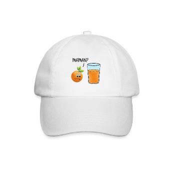 jus d'orange - Casquette classique - blanc/blanc - Devant