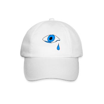 Eye Tear Cry - Baseball Cap - white/white - Front