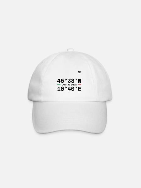 Coordinates - Baseball Cap - white/white