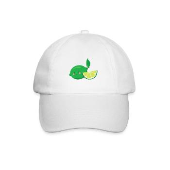 lime - Baseball Cap - white/white - Front