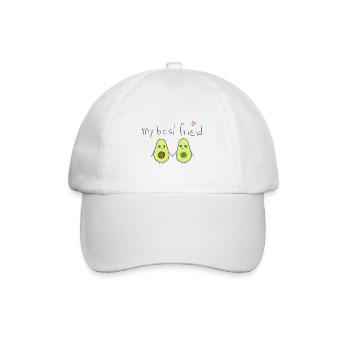 my best friend avocados friendship - Baseball Cap - white/white - Front