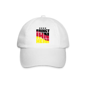 bring him home! World Cup trophy - Baseball Cap - white/white - Front