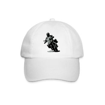 Reiseenduro klein - Baseballkappe - Weiß/Weiß - Vorne