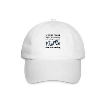 Parfaite de Toulouse - Casquette classique - blanc/blanc - Devant
