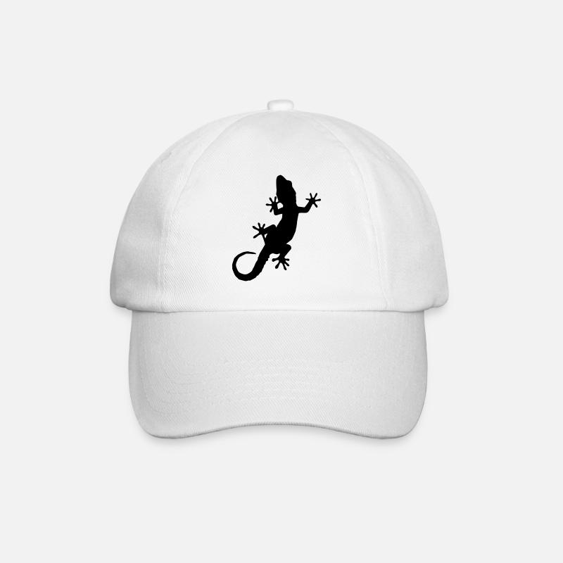 Gecko - Baseballkappe - Weiß/Weiß