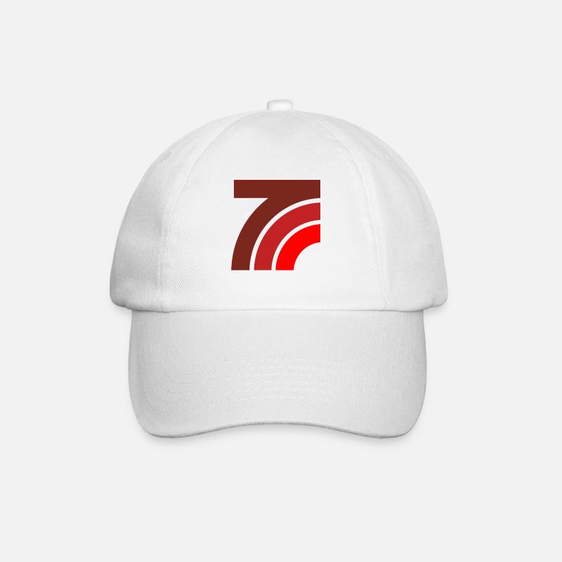 grafic curves - Baseballkappe - Weiß/Weiß