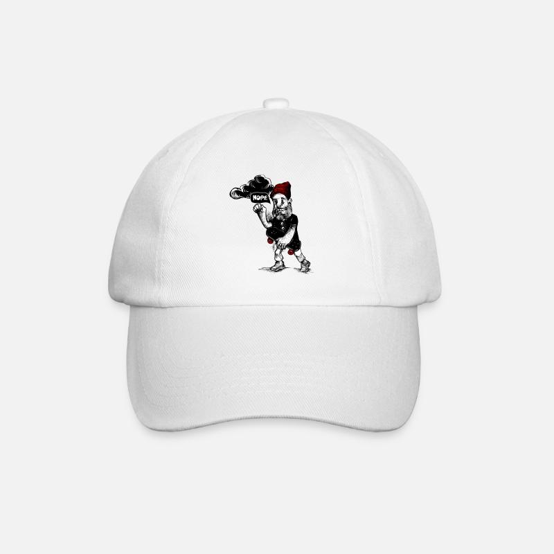 Skater - Baseballkappe - Weiß/Weiß