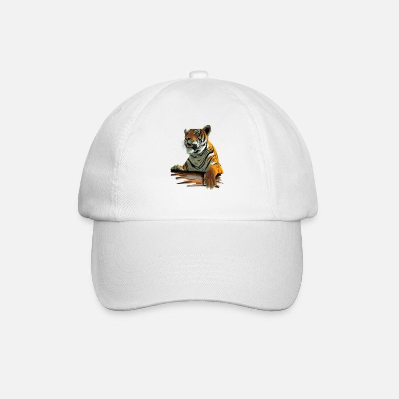 Tiger - Casquette classique - blanc/blanc