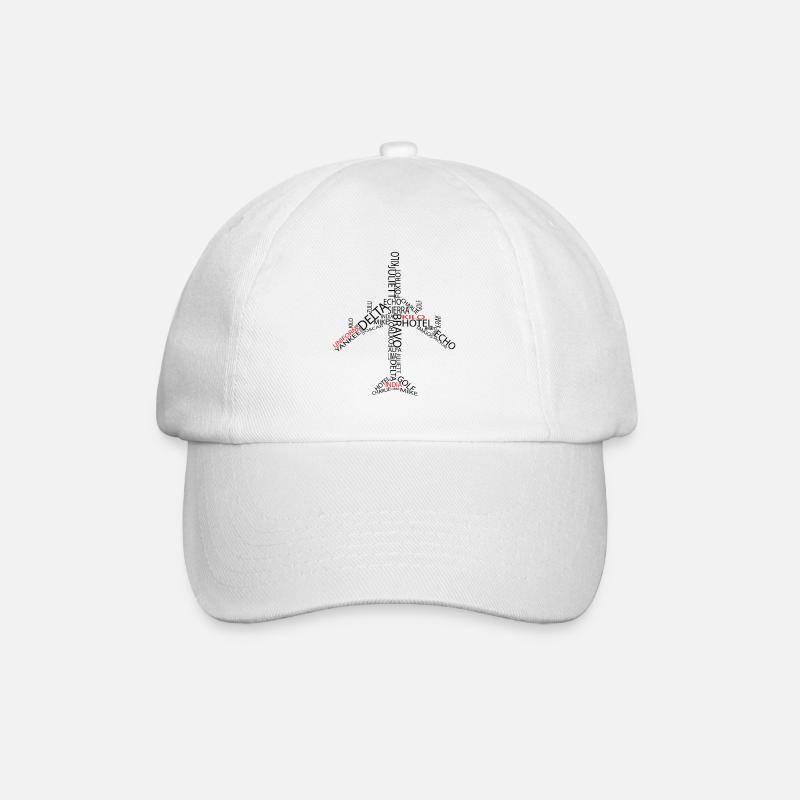 Avion 747 - Casquette classique - blanc/blanc