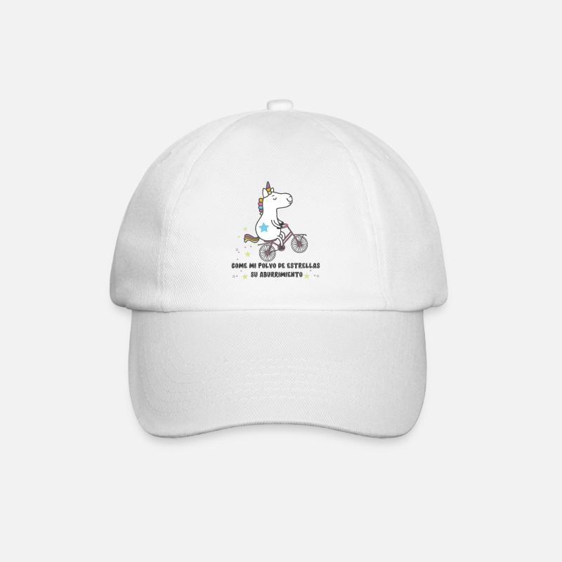 spanish unicorn - Baseballkappe - Weiß/Weiß