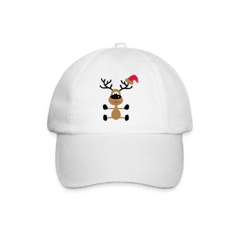 Weihnachten - Baseballkappe - Weiß/Weiß - Vorne