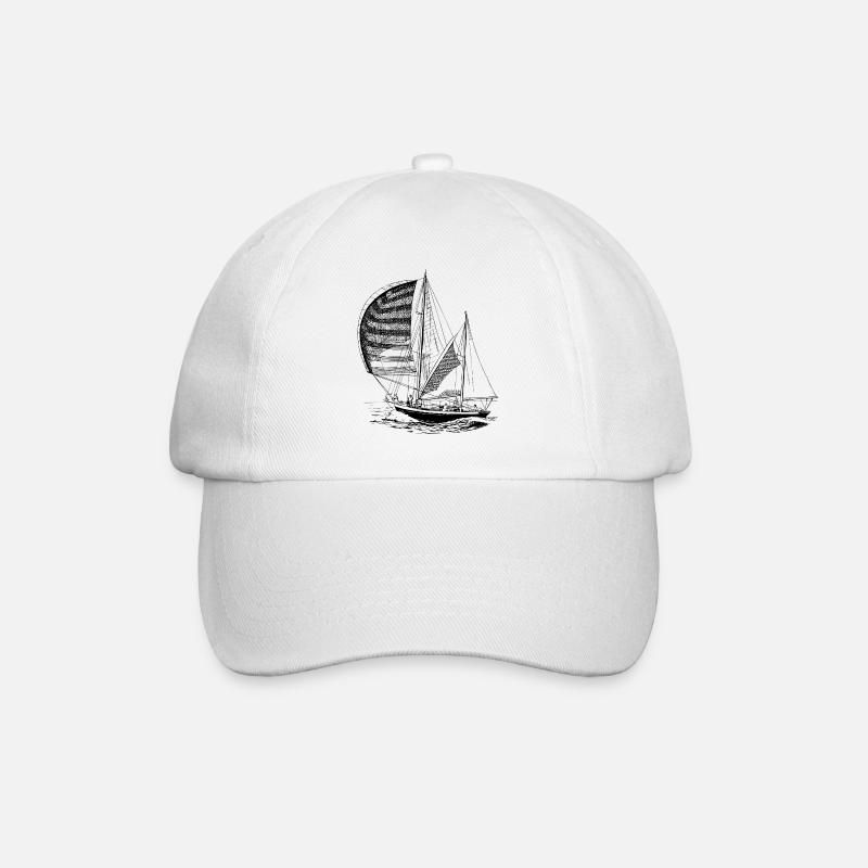 Le voilier - Casquette classique - blanc/blanc
