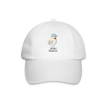 Shirt Skate oiseaux - Casquette classique - blanc/blanc - Devant