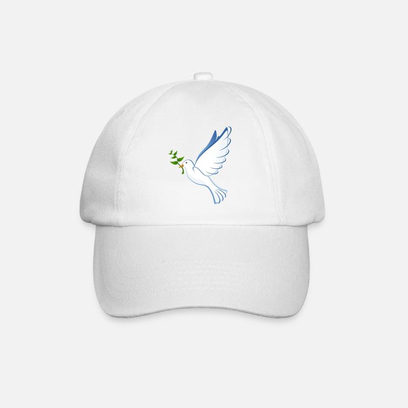 Colombe de la Paix - Casquette classique - blanc/blanc