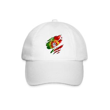 football pays portugais - Casquette classique - blanc/blanc - Devant