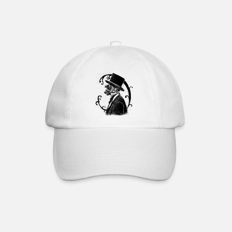 Smog - Baseball Cap - white/white