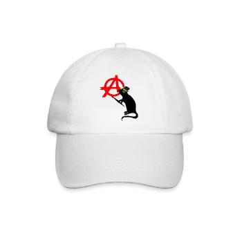 punk rock rat - Casquette classique - blanc/blanc - Devant