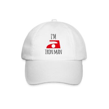 Iron Man - Baseball Cap - white/white - Front