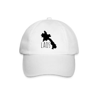 Laos - Baseballkappe - Weiß/Weiß - Vorne
