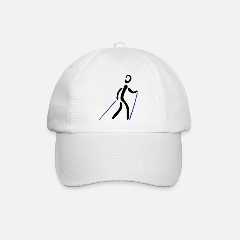 Nordic Walking 2C - Casquette classique - blanc/blanc