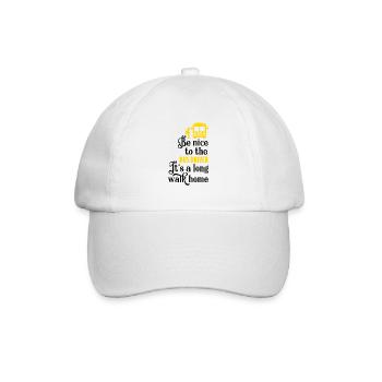 Busfahrer Geschenk - Baseballkappe - Weiß/Weiß - Vorne