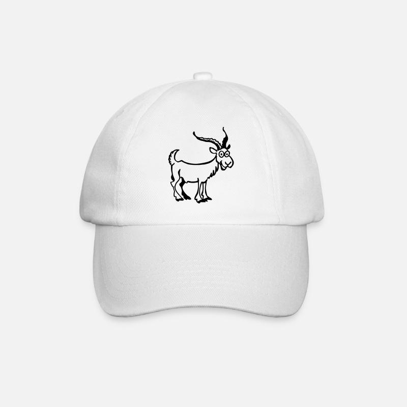 Bouc - Casquette classique - blanc/blanc