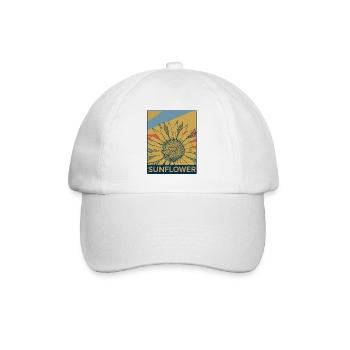 tournesol - Casquette classique - blanc/blanc - Devant