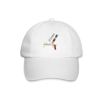 Pour les ouvriers du bâtiment - artisans - entreprise Construction exacte - Casquette classique - blanc/blanc - Devant