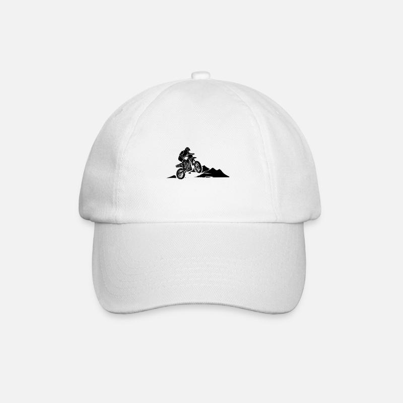 motocross - Casquette classique - blanc/blanc