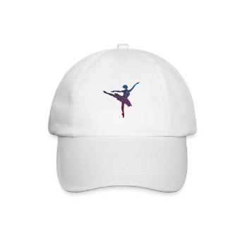 Ballet Dancing Girlfriend Ballerina Gift - Baseball Cap - white/white - Front