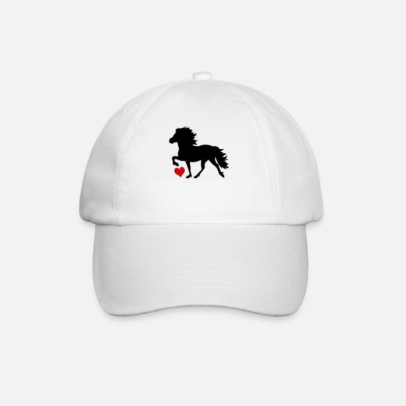 Cheval d’Islande - Casquette classique - blanc/blanc