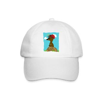 taupe - Casquette classique - blanc/blanc - Devant