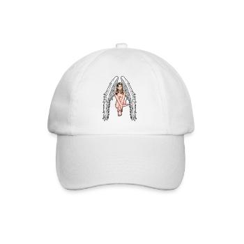 Angel Guardian Angel Fantasy Celestial Spiritual - Baseball Cap - white/white - Front