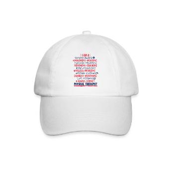 Physiothérapeute cadeau de fango de thérapie physique - Casquette classique - blanc/blanc - Devant