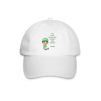 Koran Surah verse Allah Allah Islam Muslim Gift - Baseball Cap - white/white - Front