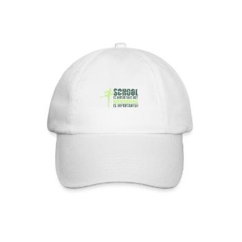 Kick Boxing is an importante - Baseball Cap - white/white - Front