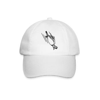 drôle d'oiseau crash cool drôle bande dessinée - Casquette classique - blanc/blanc - Devant