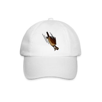 drôle d'oiseau crash cool drôle bande dessinée - Casquette classique - blanc/blanc - Devant