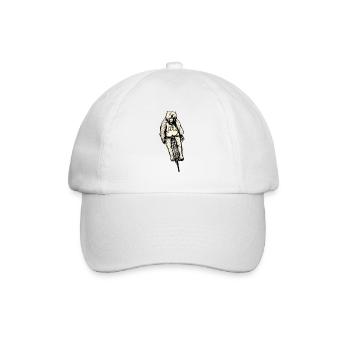 vélo - Casquette classique - blanc/blanc - Devant