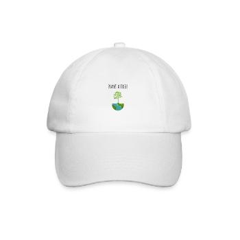 Protection de l’environnement Protection de l’environnement Planète Terre Vert - Casquette classique - blanc/blanc - Devant