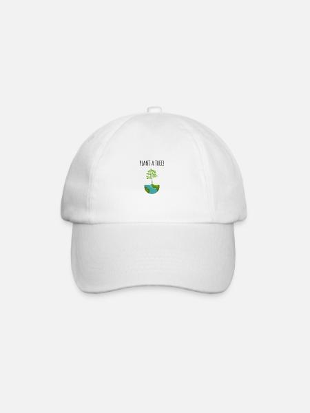 Protection de l’environnement Protection de l’environnement Planète Terre Vert - Casquette classique - blanc/blanc